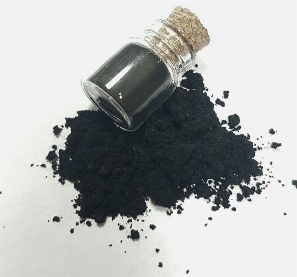 №4 Mini-mineral pigment shungite black Bustan Budur, 2 ml